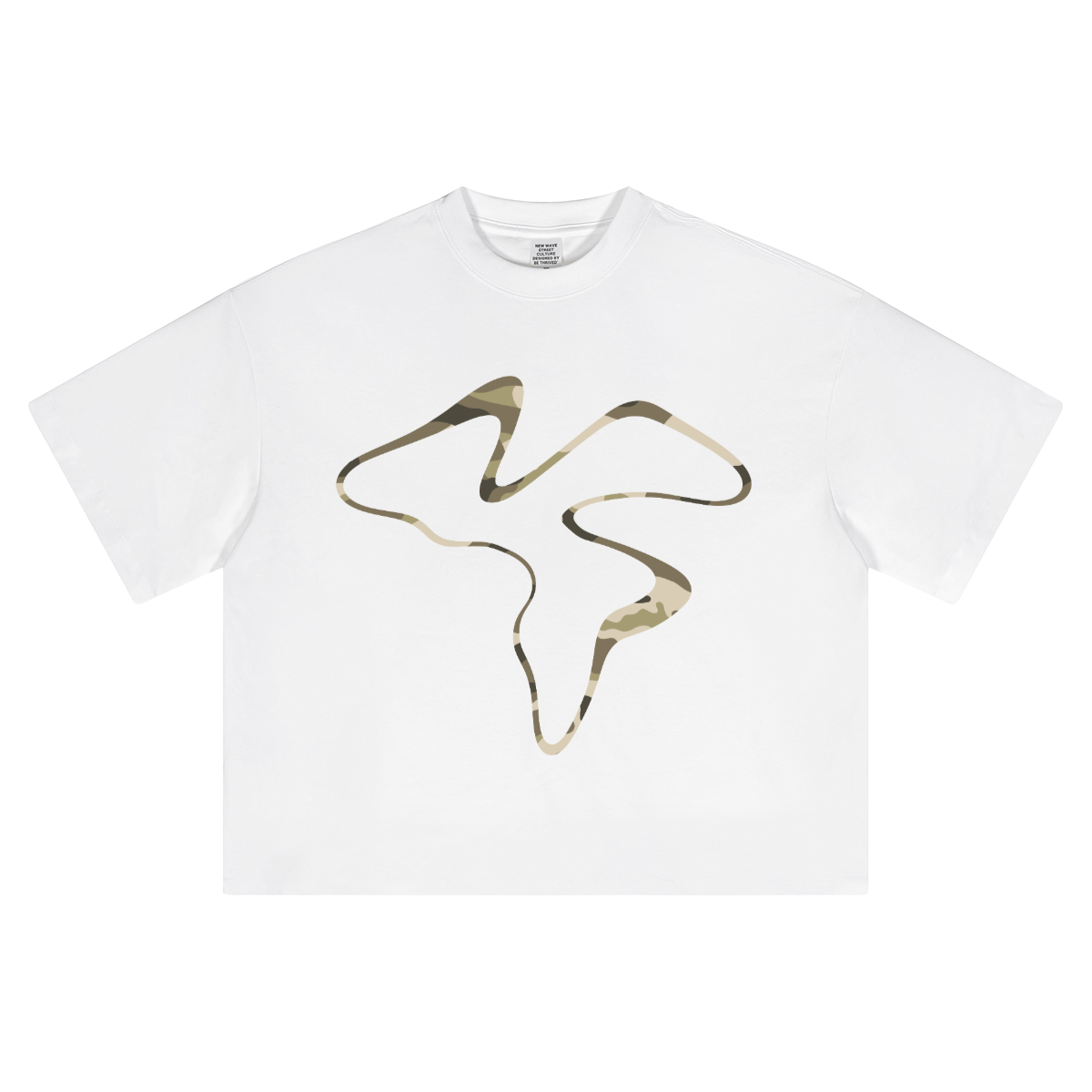 Camo Tee Cropped (280GSM)
