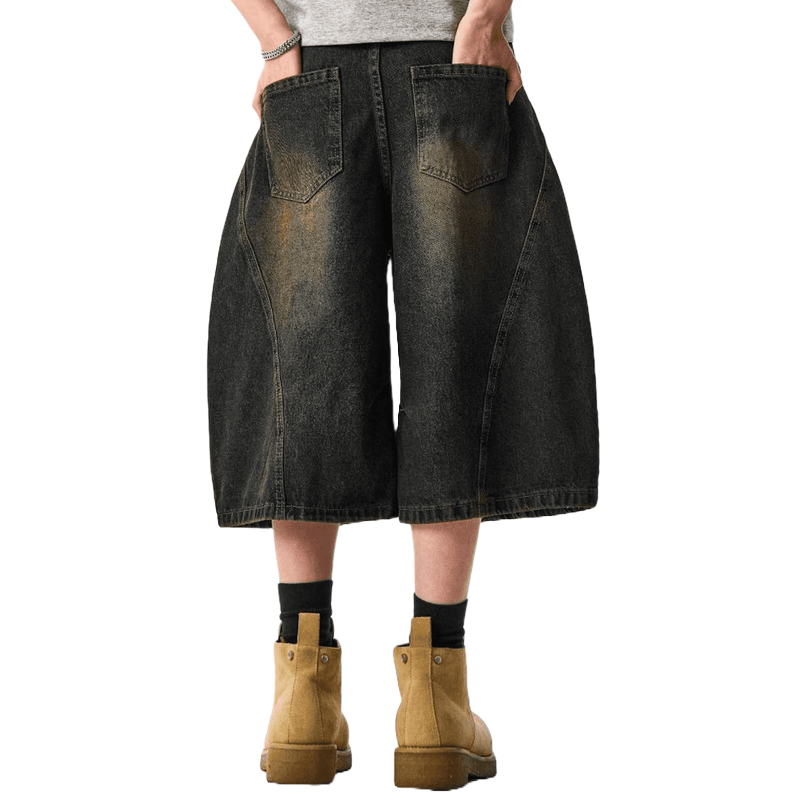 Wide-Leg Jorts