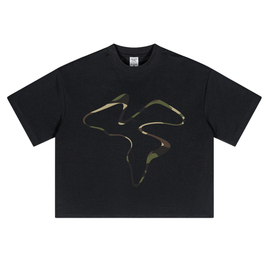 Camo Tee Cropped (280GSM)
