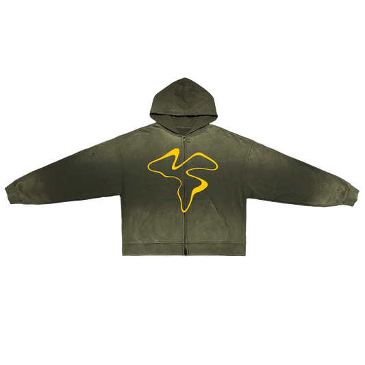 Washed Double Zip (420GSM)
