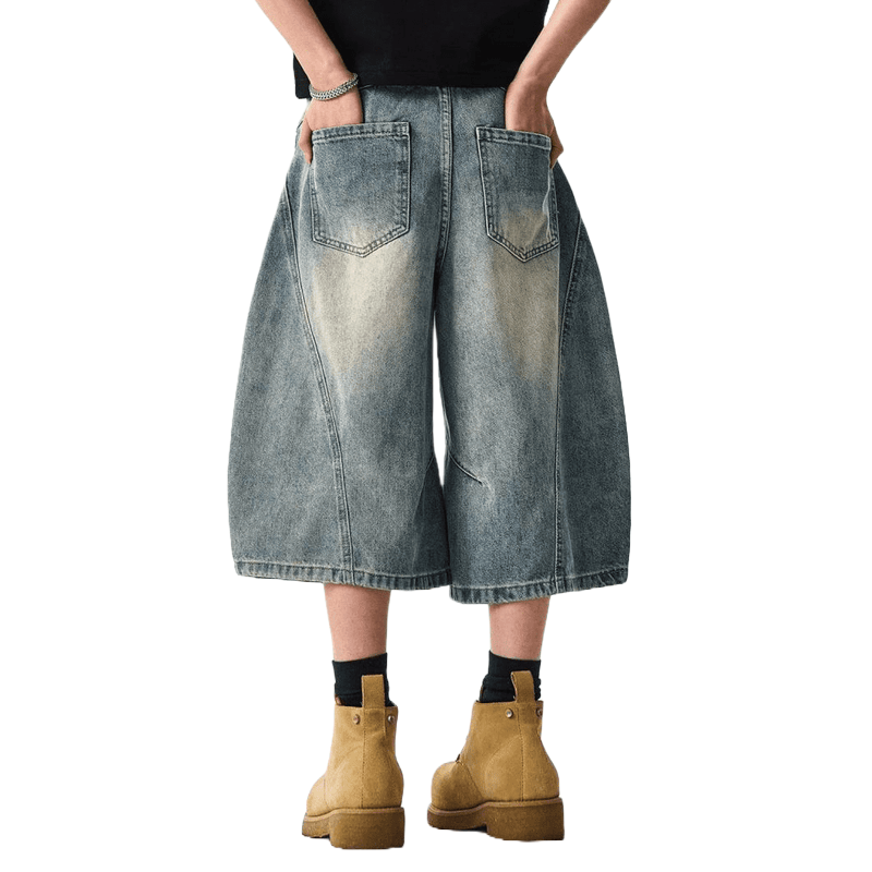 Wide-Leg Jorts